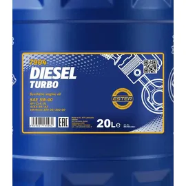 Mannol Diesel Turbo 7904 5W-40 20 l