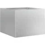 vidaXL Pflanzgefäß 40 x 40 x 30 cm Silber