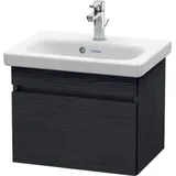 Duravit Waschtischunterschrank Comp DuraStyle 50x36,8cm, Eiche schwarz, 1 Auszug