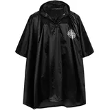 GOGLAND Monsun Regenponcho, Für Erwachsene, Unisex. Wasserabweisendes Material. Schützt vor Wind und Regen (Schwarz) - Einheitsgröße