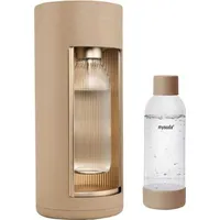 MySoda Glassy Beige + Glasflasche + PET-Flasche + CO2-Zylinder