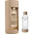 Beige + Glasflasche + PET-Flasche + CO2-Zylinder