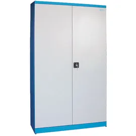 B2B Partner Werkstattschrank Metall 1100 mm x 1920 mm x 380 mm grau