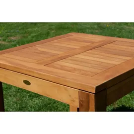 ASS Altenburger Wuchtiger Gartentisch 80 x 80 x 79 cm Braun