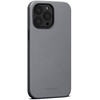Leder Hülle Case für iPhone 14 Pro Max, Grau
