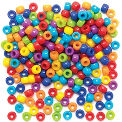 Großpackung Regenbogen Pony Perlen (pro Set 800) Schmuck Basteln