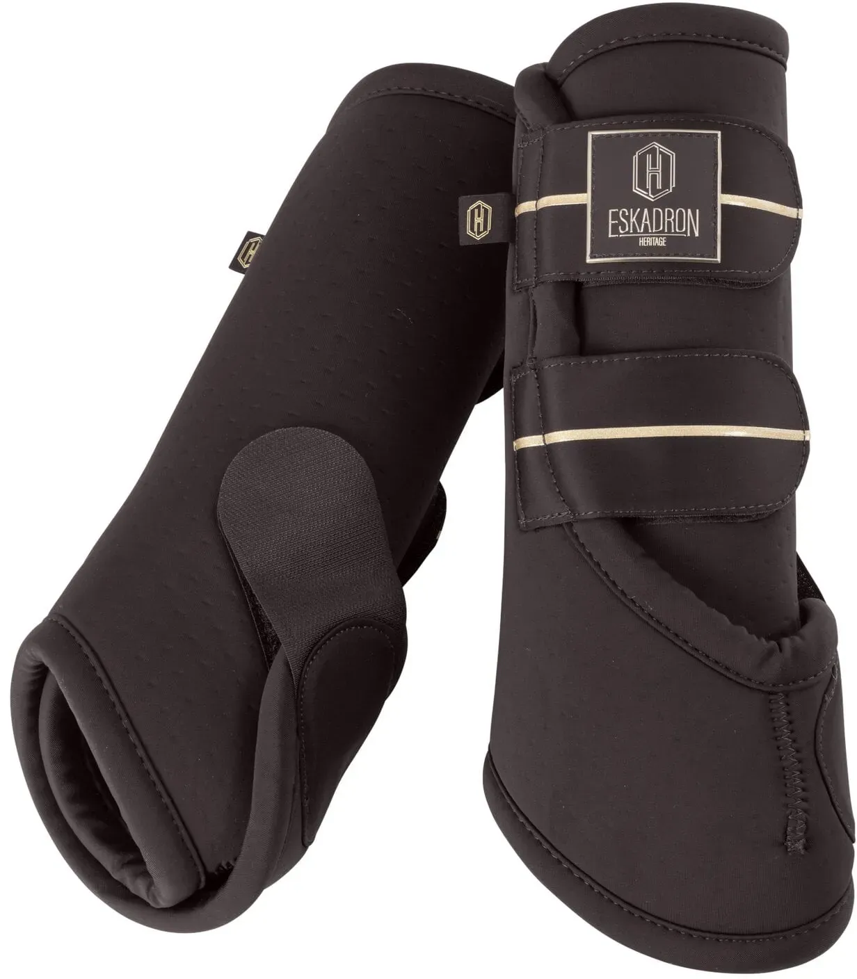 ESKADRON Heritage Gamaschen Pro Dressage, für Hinterbeine black truffle Pony