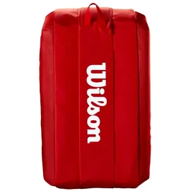 Wilson Super Tour Red Tennisschlägertasche - Rot/Weiß, für bis zu 15 Schläger