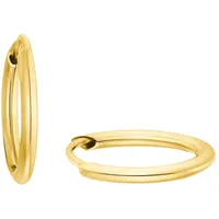 Amor Paar Creolen AMOR "9979257", gold (goldfarben), Ohrringe, Damen, Gelbgold 585, Made in Germany