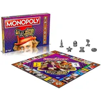 Monopoly: Willy Wonka und Die Schokolade Fabrik Edition Brettspiel Alter 8+ Neu