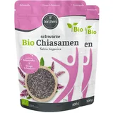 2 x borchers Bio Chiasamen | Ballaststoffreich | Quelle für Proteine | Bio-Qualität | 500 g