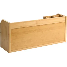 Beliani Küchenorganizer Fougasse Bambus Hellbraun
