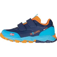 TROLLKIDS Kinder Preikestolen Hiker Schuhe (Größe 34, blau)