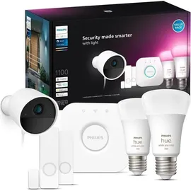 Philips Hue Secure Kamera Bundle Weiß/Blau