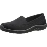 Skechers Damen Reggae Fest – Weide Flacher Slipper, Schwarz, 35.5 EU