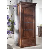 MASSIVMOEBEL24.DE Schrank Akazie 80 x 40 x 193 cm Braun