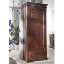 MASSIVMOEBEL24.DE Schrank Akazie 80 x 40 x 193 cm Braun