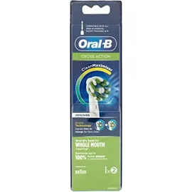 Oral-B CrossAction Aufsteckbürste weiß 2 St.