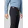 Meyer Anzughose "Bonn", Herren, Gr. 28, Normalgrößen, blau, 53% Polyester, 45% Wolle, 2% Elasthan, unifarben, slim fit lang, Hosen Anzughose, mit 4-Way-Stretch