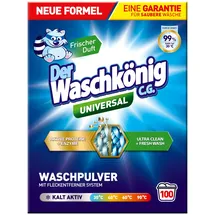 Der Waschkönig Universal Waschpulver Pulver 100 WL