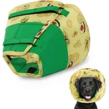 Hjumarayan Halskrause Hund Weich - Hundekragen Leckschutz, Schutzkragen Hund Wasserdicht Kragen nach OP, Leicht Trichter Verhinderung von Wunden Leckt oder Kratzt (Grün S)