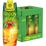 Rauch Happy Day Mango | himmlisches Fruchtsaftgetränk mit Maracuja verfeinert | viel Vitamin C | 6x 1l Tetra Prisma