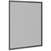 vidaXL Insektenschutz für Fenster 110 x 130 cm Anthrazit