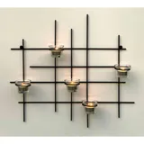 DanDiBo Ambiente Teelichthalter 5XXL Metall Schwarz