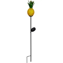 NÄVE LED-Solar-Erdspieß Ananas Orange 81 cm
