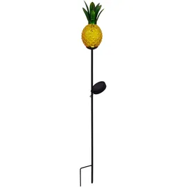 NÄVE LED-Solar-Erdspieß Ananas Orange 81 cm