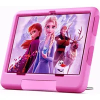 XUEMI Lange Akkulaufzeit Tablet (10", 128 GB, Android 13, 2,4G+5G, Für Kinder,mit WiFi,Dual-Kamera,Bluetooth,1280 x 800 Tablet mit Hüllen) rosa