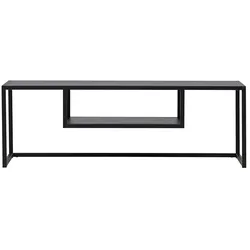 Ebuy24 Riverside TV Tisch 1 Regal schwarz.