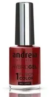 Andreia Hybrid Gel Vernis à Ongles Fusion Color H43 Rouge Brique Gel(S) 10,5 ml