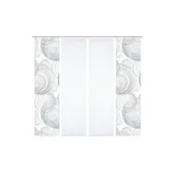 home in green Schiebevorhang ¦ grau ¦ Synthetik ¦ Maße (cm): B: 60 H: 245