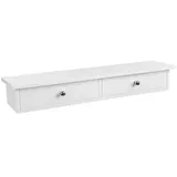 Songmics Wandregal 65 x 10 x 15 cm Weiß