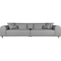 andas Big-Sofa »Svennis«, in 2 Bezugsqualitäten, B/T/H: 314/98/83 cm grau