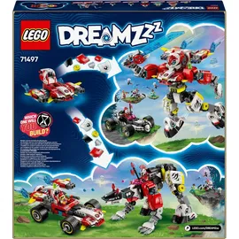 LEGO DREAMZzz Coopers Tiger-Mech und Zero's Hot Rod Auto