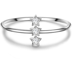 Glanzstücke München Ring Sterne Sterling Silber Zirkonia in 56 Damen 