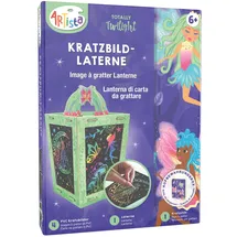 ARTISTA Kratzbild-Laterne Fee Bastelset