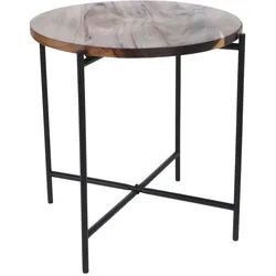 Beistelltisch Deko Sofatisch Kaffeetisch Blumentisch Tisch Akazie