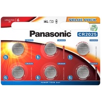 Panasonic Lithium CR2025 3V (6 St.)
