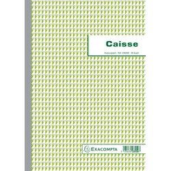 Exacompta 23550E 5x Kassenbuch A4 Einnahme-Ausgabe 50x2Bl -