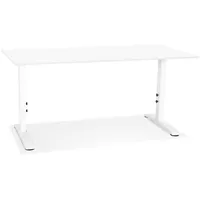 KADIMA DESIGN Schreibtisch | 160x80 cm | Weiß Ergonomisch