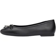 Tommy Hilfiger Damen Hilfiger Smooth LTHR Ballet FW0FW09006 Ballerinas, Schwarz (Schwarz), 36, Black, 36 EU