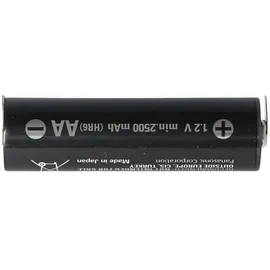 Panasonic Ready2use AA 2500mAh Akku Mignon NiMH mit Print Kontakt + 1er, - 2er Print