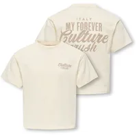 KIDS ONLY "KOGVILLA LIFE S/S BOXY PRINTED TOP JRS", Mädchen, Gr. 122/128, EU