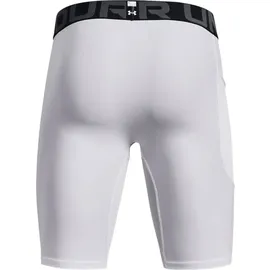 Under Armour HG Armour Lng Shorts Weiß/Schwarz XXL