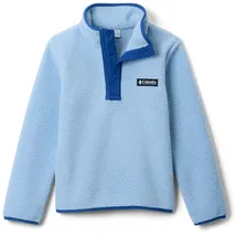 Columbia Youth Unisex Helvetia 2 Half Snap Fleece, Fleece Pull Over, Ripple Blue/Mountain Blue, XL