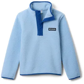 Columbia Youth Unisex Helvetia 2 Half Snap Fleece, Fleece Pull Over, Ripple Blue/Mountain Blue, XL