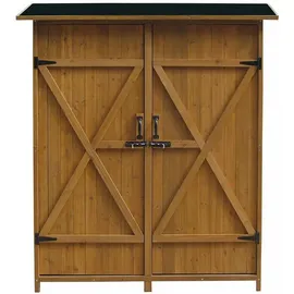 Habitat et Jardin Gartenschrank 33,5 x 152,5 x 140 cm Braun